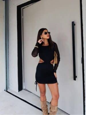Dress tule fernanda<span> - </span>Preto